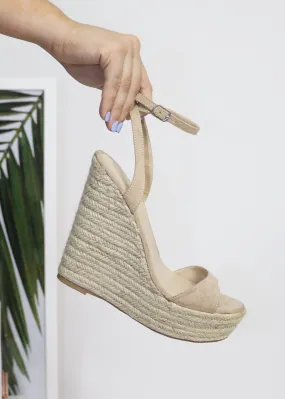 Alyssa B Nude Wedge