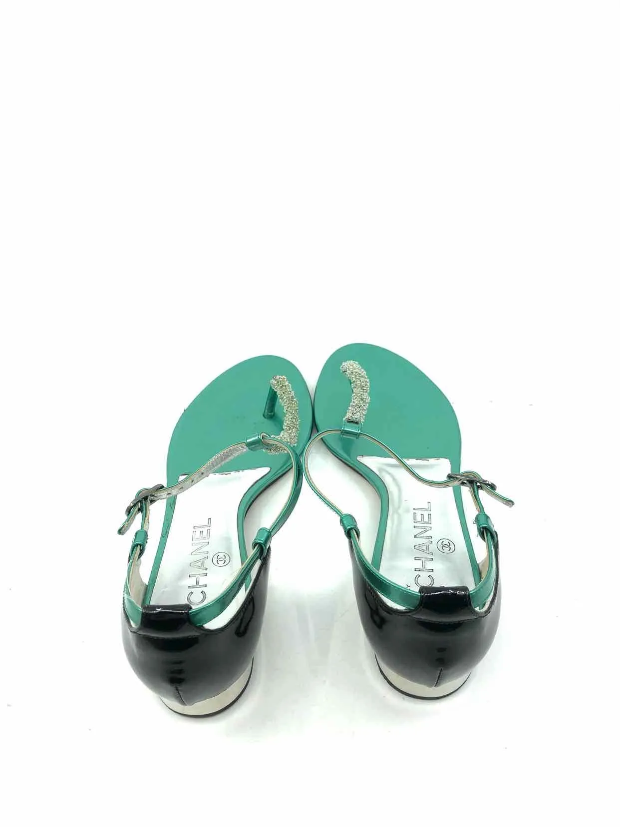 CHANEL Beaded Sandals | 8
