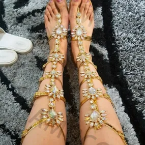 Crystal Gladiator Sandals