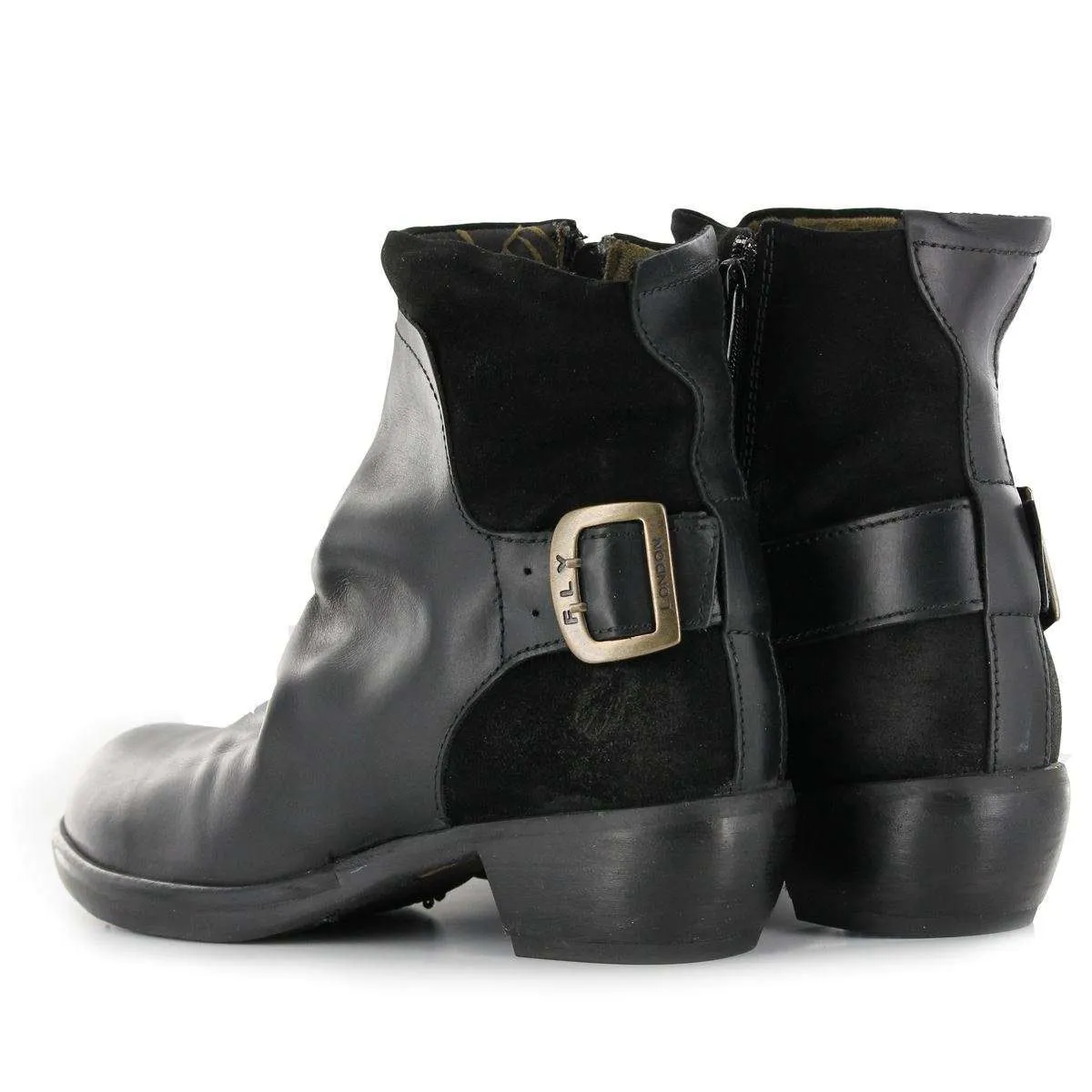Fly London Mel Leather Women's Zip Up Ankle Boots