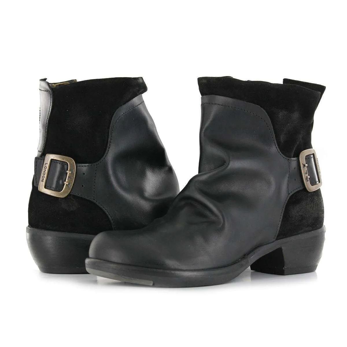 Fly London Mel Leather Women's Zip Up Ankle Boots