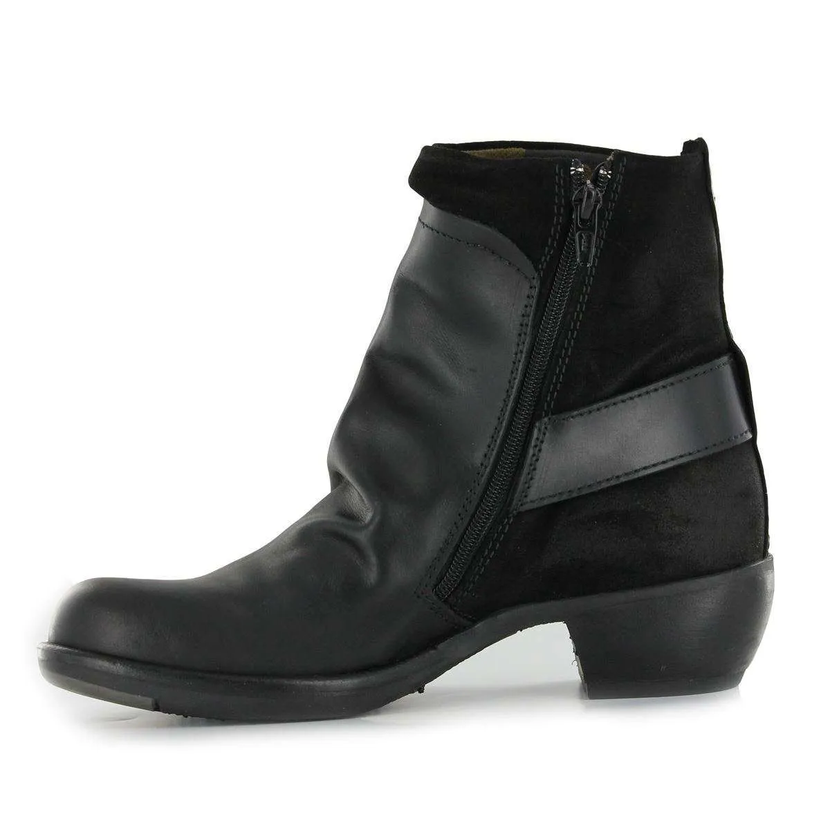 Fly London Mel Leather Women's Zip Up Ankle Boots