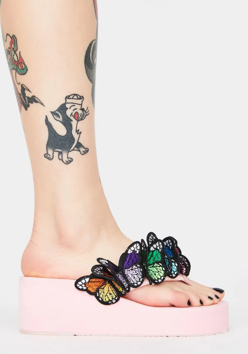 Friends 4 Life Platform Sandals