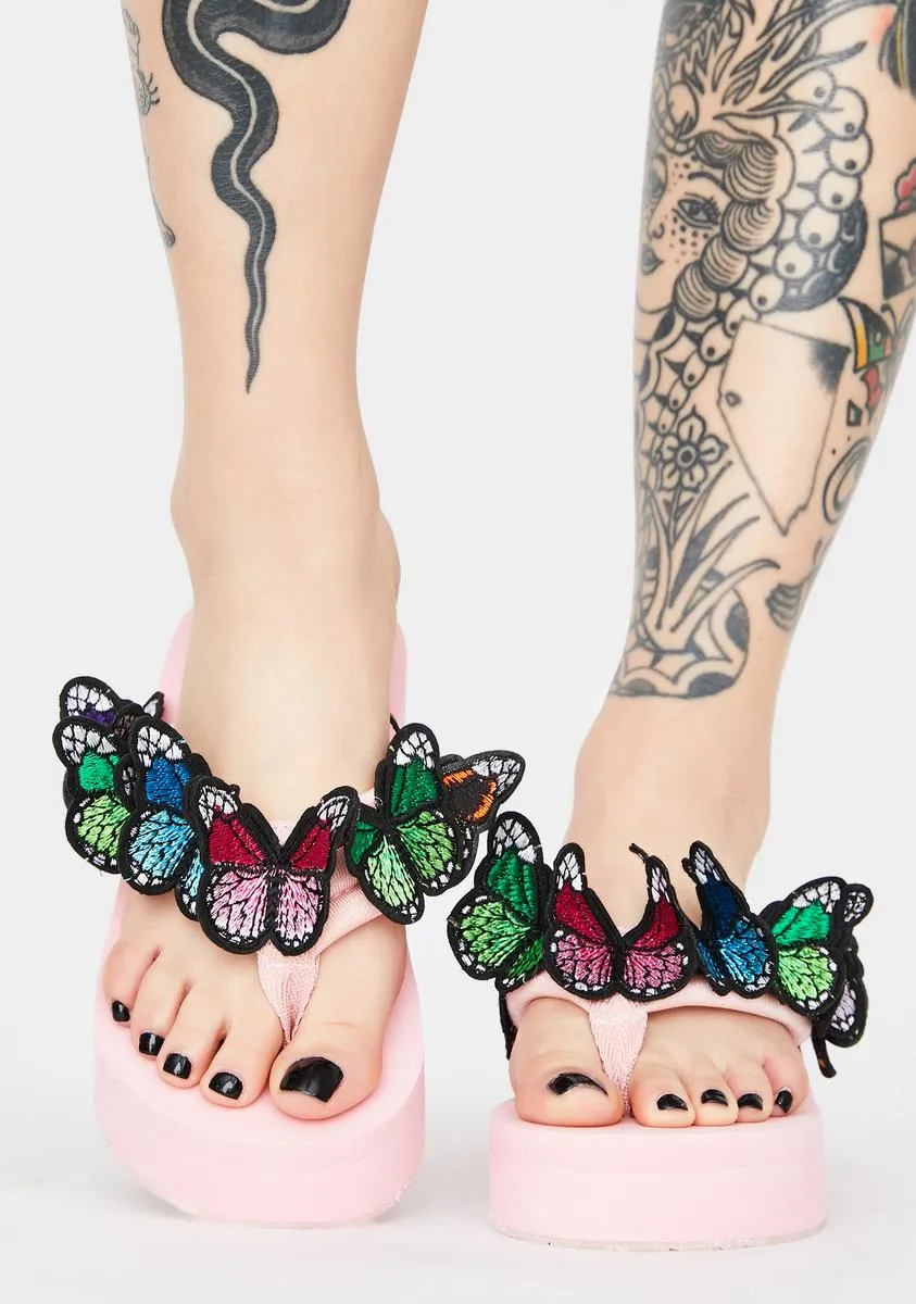 Friends 4 Life Platform Sandals