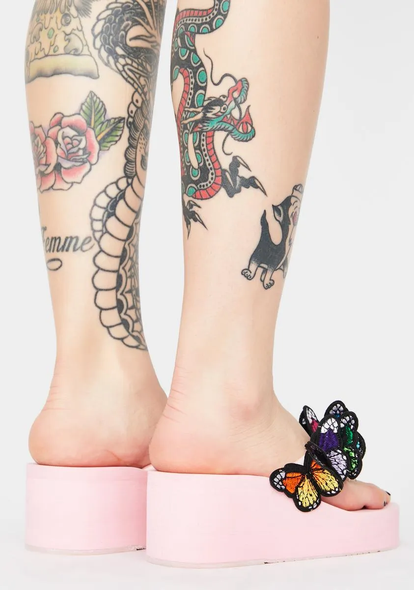 Friends 4 Life Platform Sandals