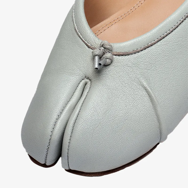 Handmade Tabi sandals in calf Leather