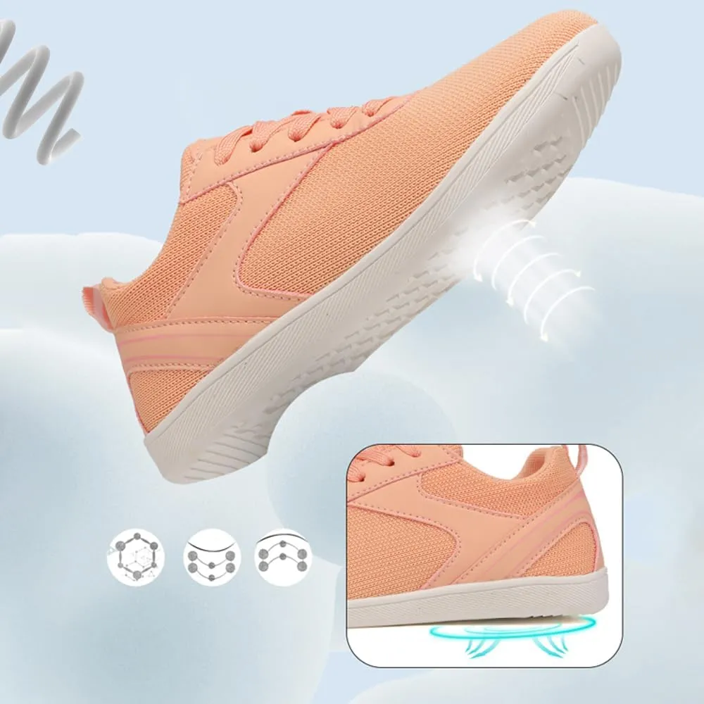 Hike Barefoot Shoes Women Wide Toe Box Zero Drop Sole Comfortable Footwear Slip On Workout Sneakers Minimalist Shoes for Running Breathable Fashion Sneakers