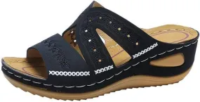 Lausiuoe Orthotic Sandals Women Plantar Fasciitis Arch Support Orthotic Comfortable Walking Dressy Summer Flip Flops Slippers