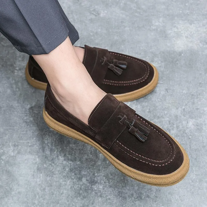 Men's Fringed Slip-on Loafers