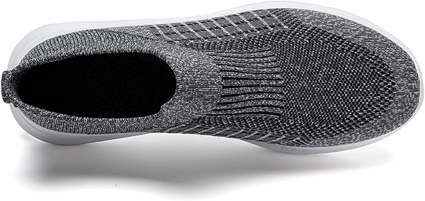 Mens Loafers & Slip-Ons Fashion Spring and Summer Men Sports Shoes Flat Bottom Lightweight Mesh Breathable Slip