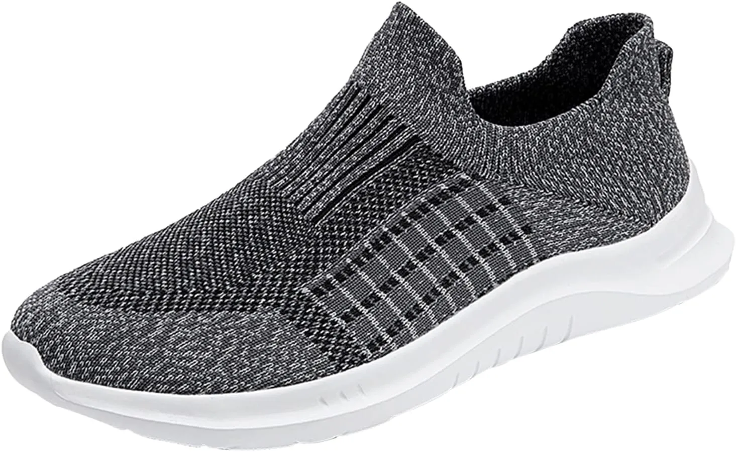 Mens Loafers & Slip-Ons Fashion Spring and Summer Men Sports Shoes Flat Bottom Lightweight Mesh Breathable Slip