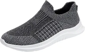 Mens Loafers & Slip-Ons Fashion Spring and Summer Men Sports Shoes Flat Bottom Lightweight Mesh Breathable Slip