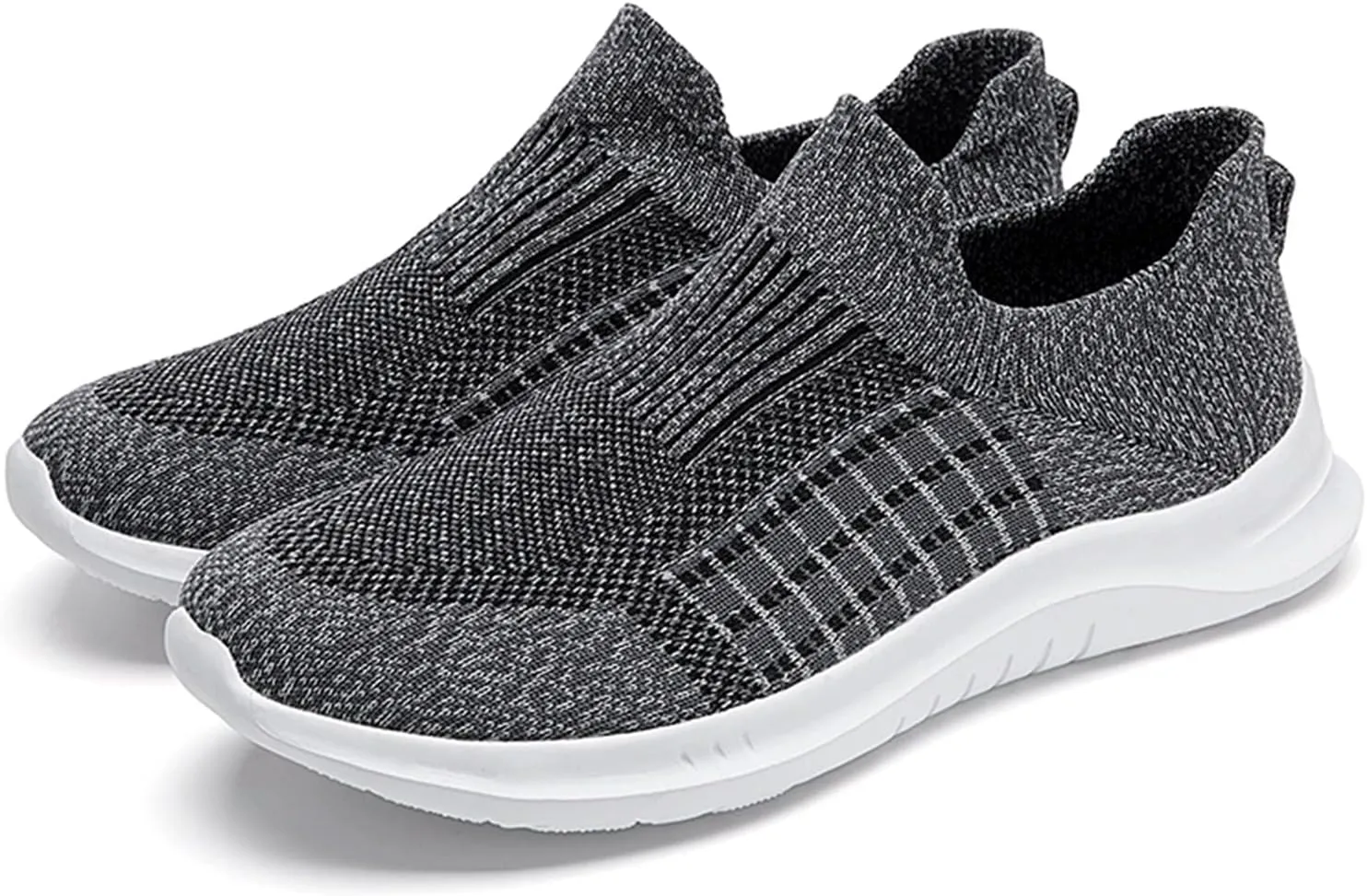 Mens Loafers & Slip-Ons Fashion Spring and Summer Men Sports Shoes Flat Bottom Lightweight Mesh Breathable Slip
