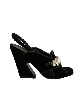 Midnight Velvet Olympia Heels