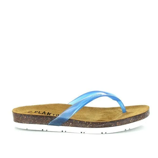 Plakton 565519 Blue Thong Sandals