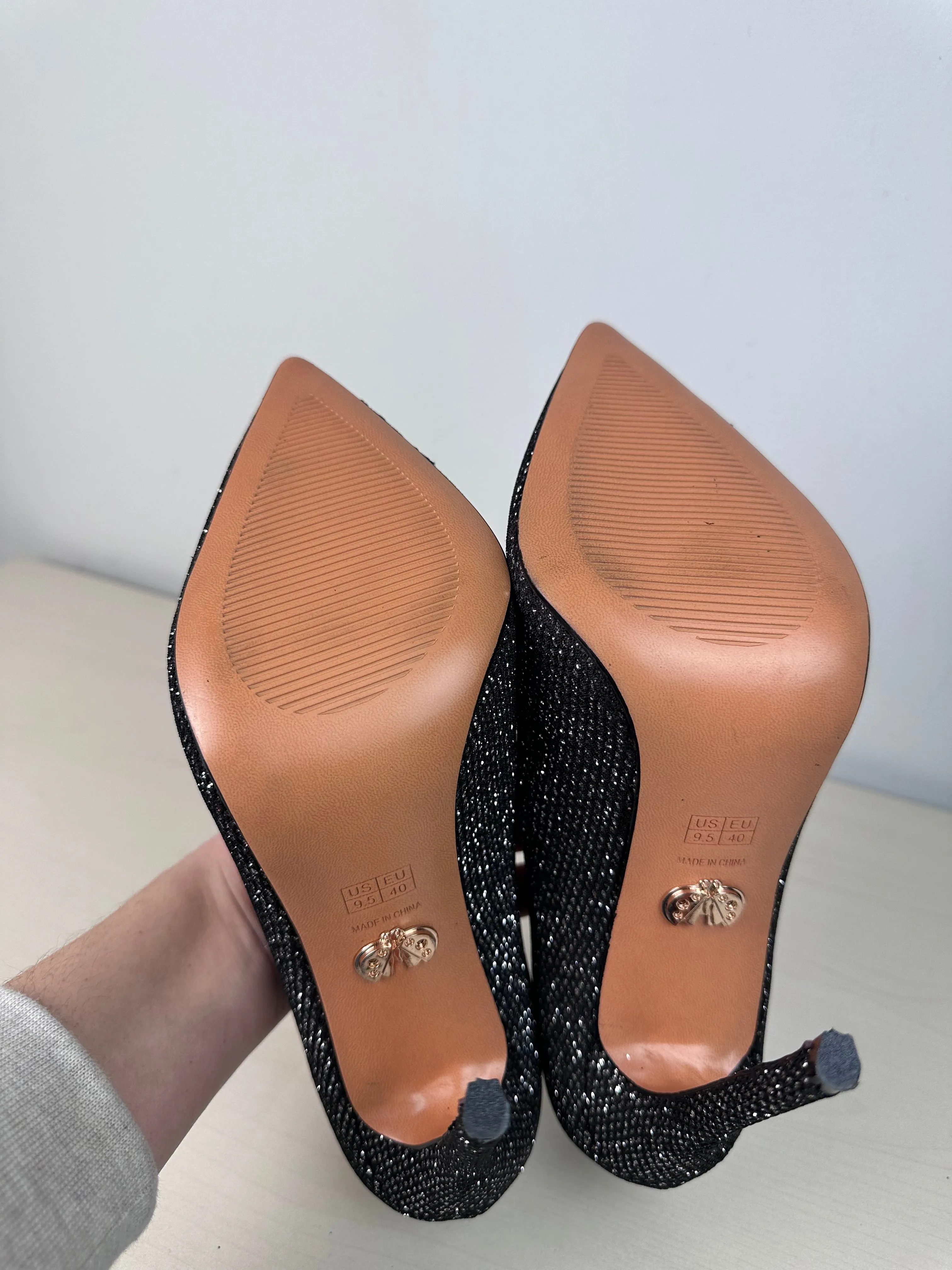 Shoes Heels Stiletto By Petite Concepts In Black, Size: 9.5