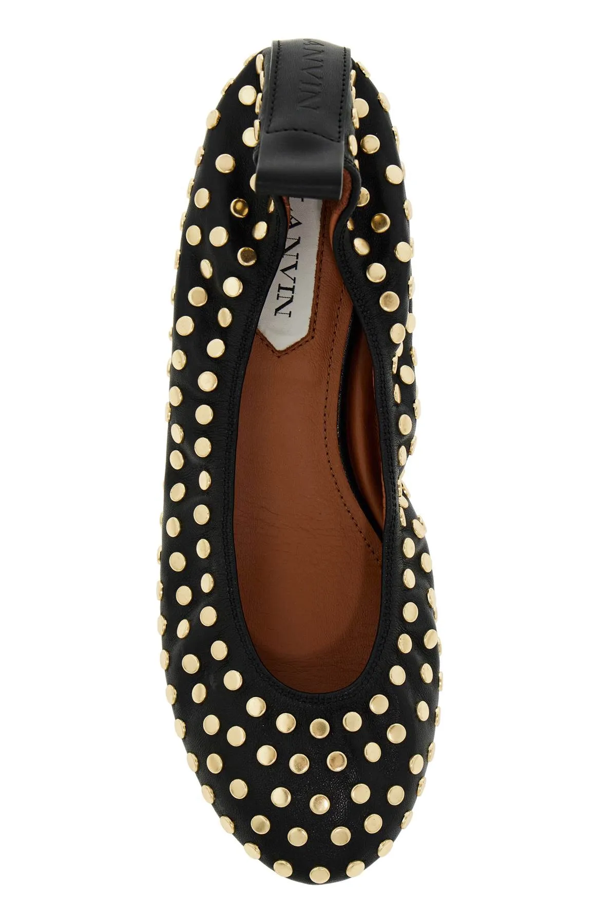 studded ballet flats FW BAMB02 STNA A24 NOIR