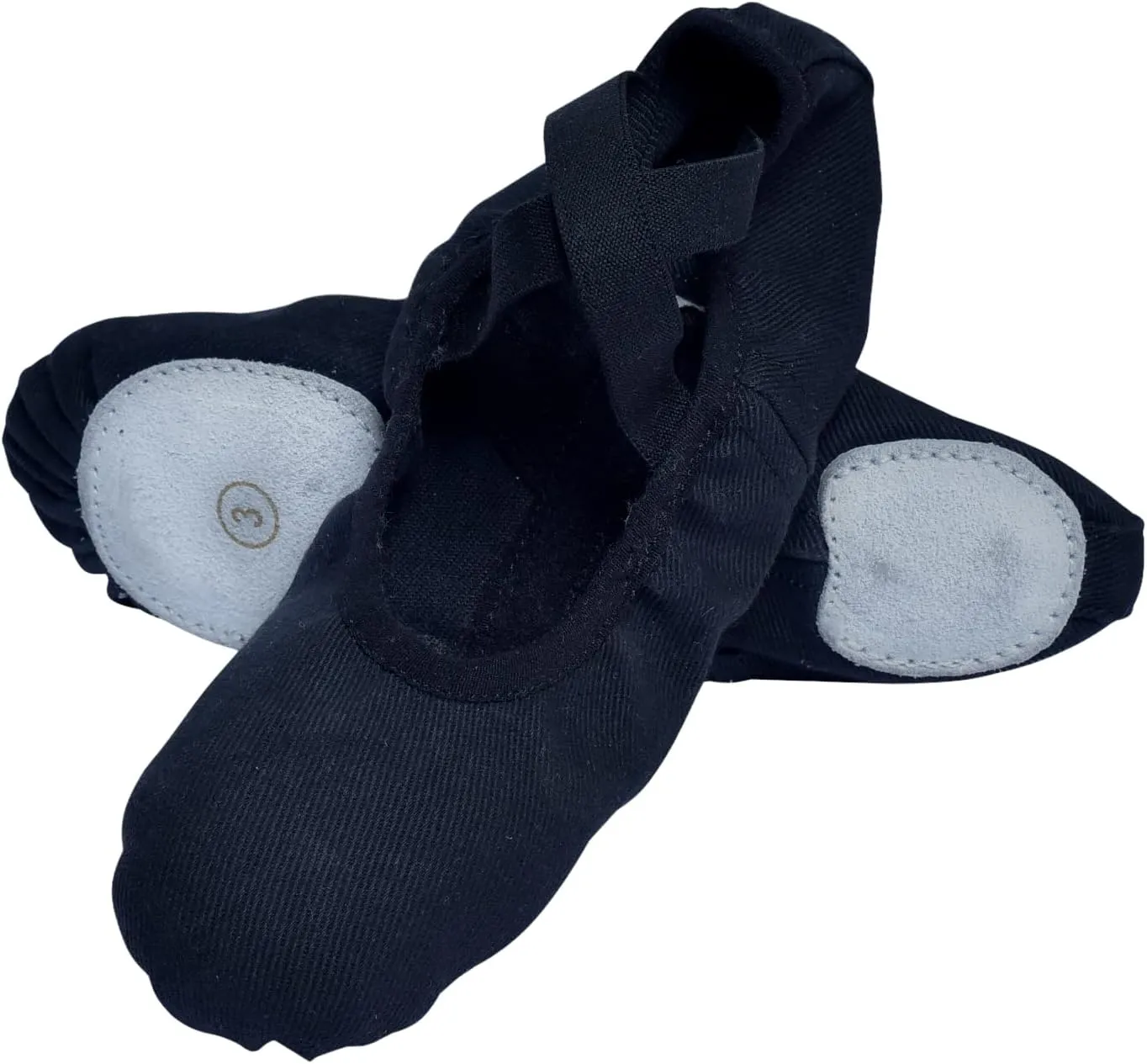 TW Canvas Ballet Slippers Flats for Toddlers-Adult for Dancing.