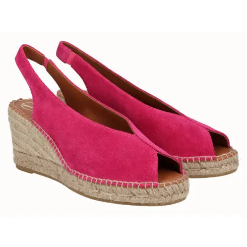 Viguera - 2127 Cerise Pink Wedge Sandal