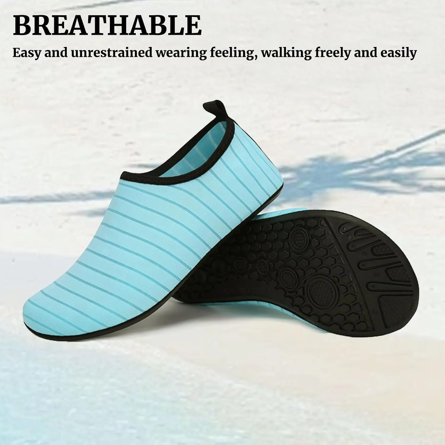 Water Shoes for Women Quick Dry Barefoot Shoes Swimming Socks for Women for Pool Beach Swim Shoe Yoga Exercise Lightweight Breathable
