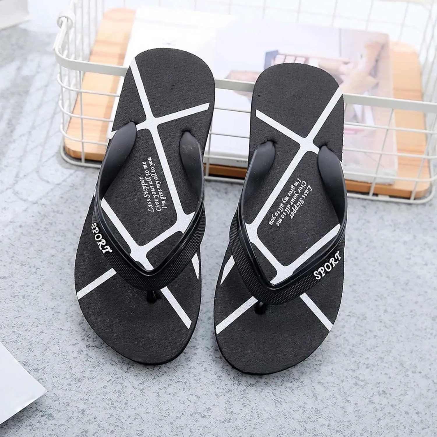Womens Sandals,Lightweight Flat Comfort Sole Thong Sandal for Women,Couple Pool Gym Beach Flip Flops,Quick Drying Non Slip Shower Shoes for Men,Summer Vacation Friendly Slippers